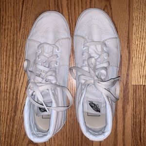 white high top vans